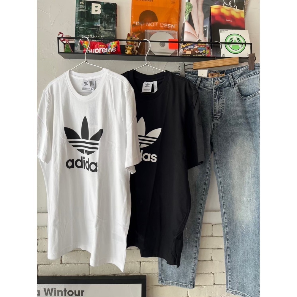 ** 台灣現貨 ** ADIDAS ORIGINALS 愛迪達 三葉草 LOGO印花棉T 正美國貨 美國帶回-細節圖2
