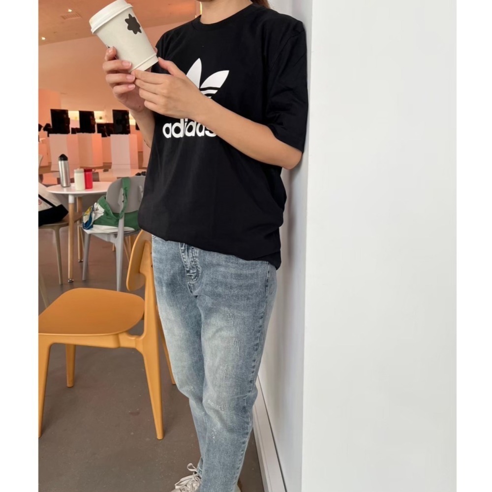 ** 台灣現貨 ** ADIDAS ORIGINALS 愛迪達 三葉草 LOGO印花棉T 正美國貨 美國帶回-細節圖4