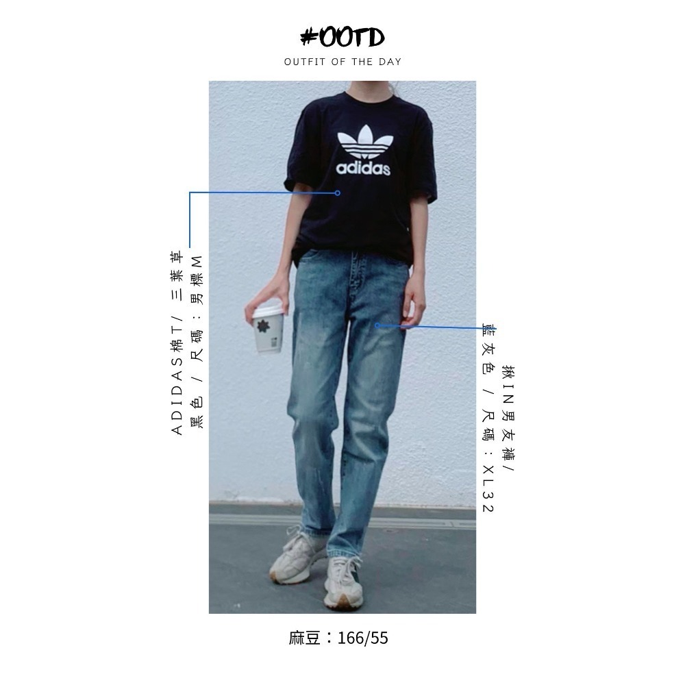 ** 台灣現貨 ** ADIDAS ORIGINALS 愛迪達 三葉草 LOGO印花棉T 正美國貨 美國帶回-規格圖9