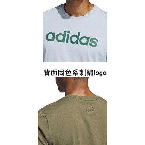 ** 台灣現貨 ** Adidas 愛迪達 圓領Logo印花棉T 正品 美國代購-細節圖7