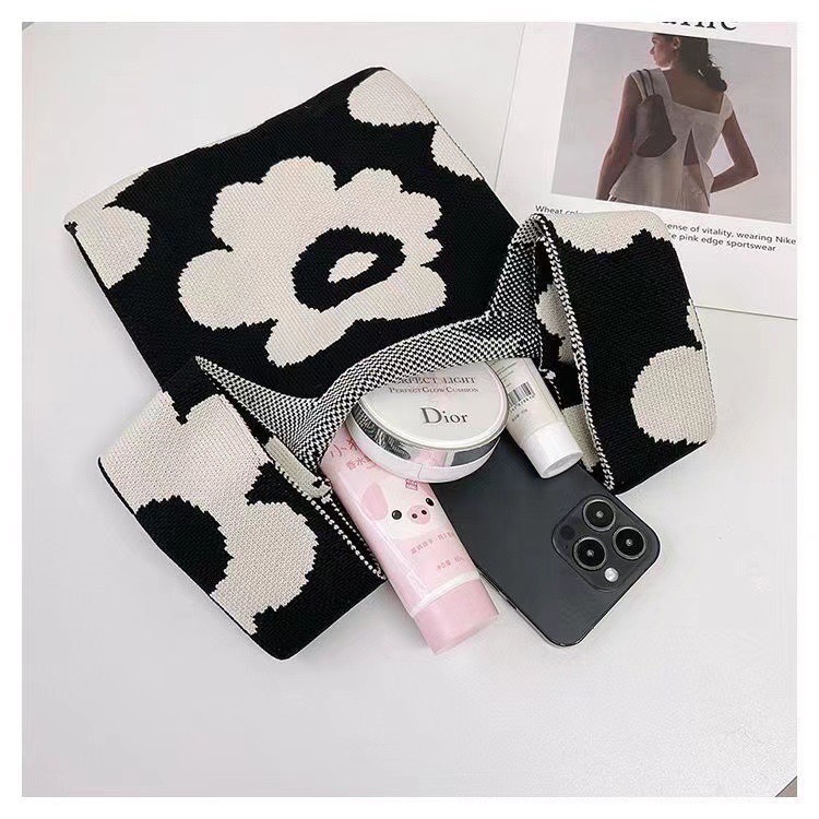 【出清破盤價】手提針織包✨日常手提包 / 容量超夠✨-細節圖3