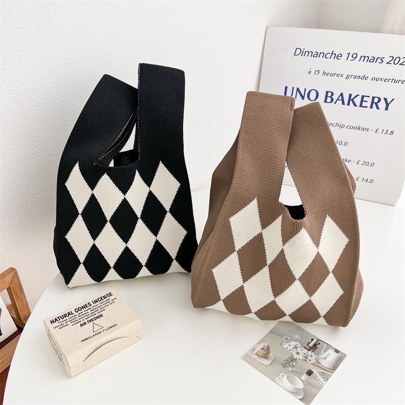 【出清破盤價】手提針織包✨日常手提包 / 容量超夠✨-細節圖4