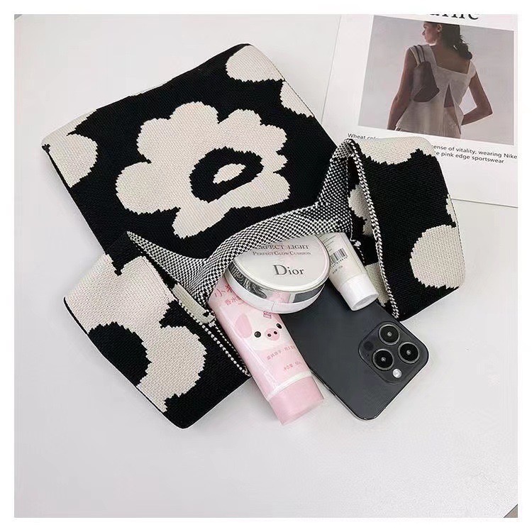 現貨✨手提針織包✨日常手提包/容量超夠/時尚百搭-細節圖3