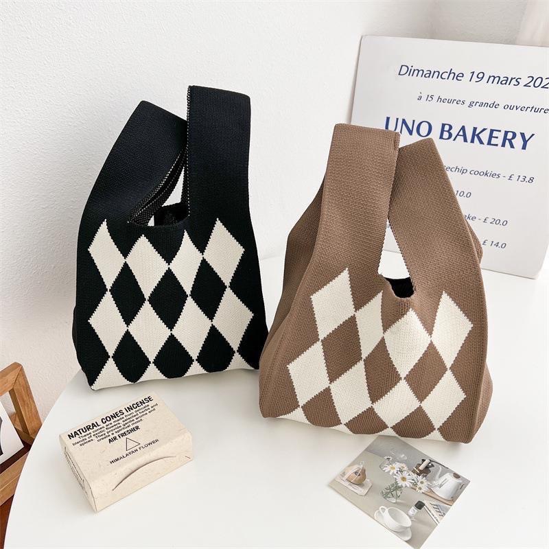 現貨✨手提針織包✨日常手提包/容量超夠/時尚百搭-細節圖4