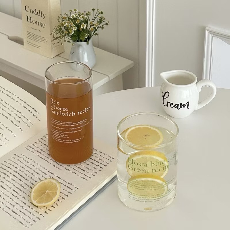 【出清破盤價】字母玻璃杯 ✨咖啡杯 牛奶杯-細節圖7