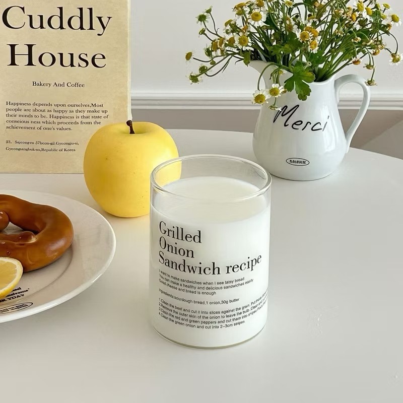 【出清破盤價】字母玻璃杯 ✨咖啡杯 牛奶杯-規格圖8