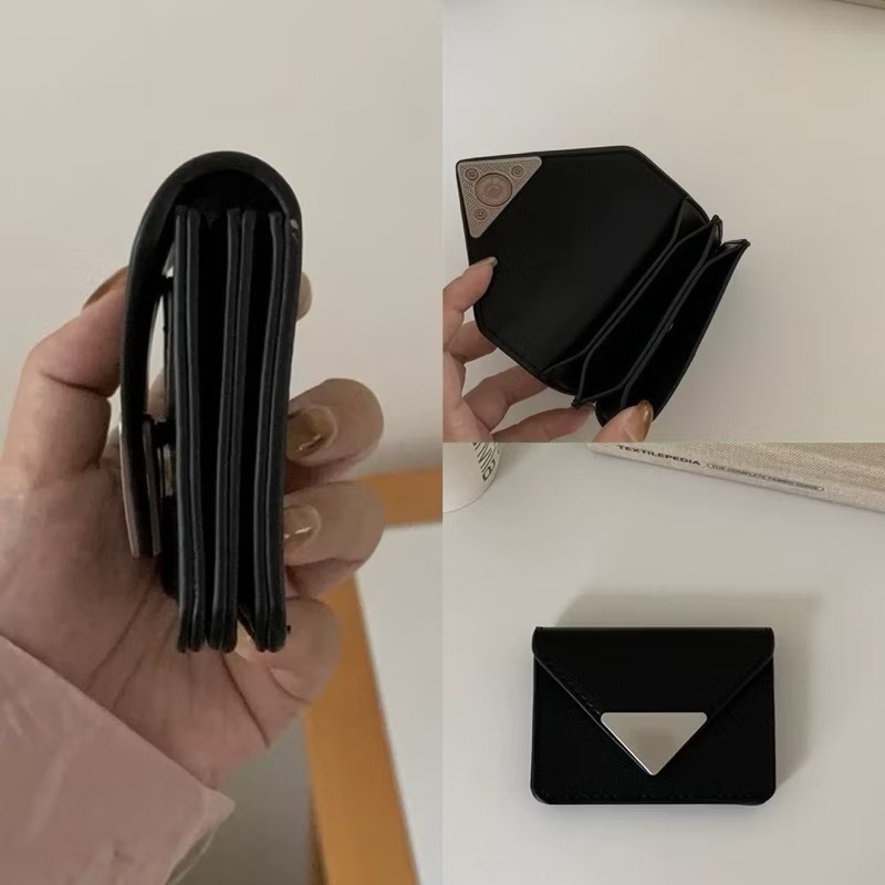 【出清破盤價】三角釦短夾 ✨《可放鈔票 卡片 零錢》-細節圖2