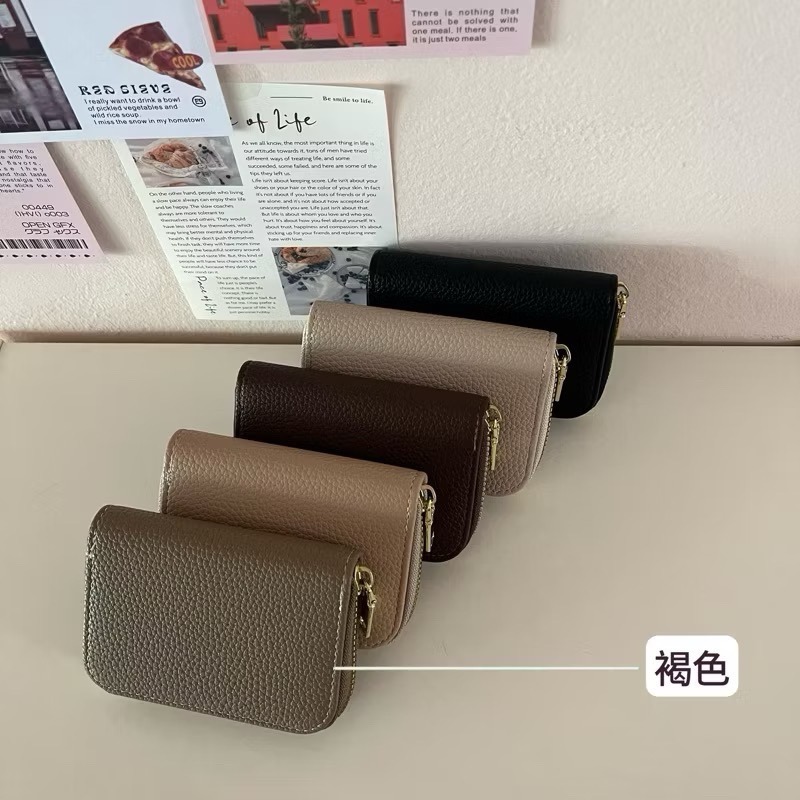 【出清破盤價】柔軟荔枝皮 ✨卡包 《可放鈔票 卡片 零錢》-細節圖10