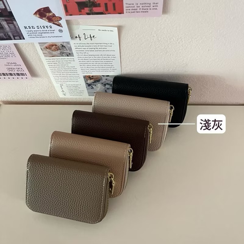 【出清破盤價】柔軟荔枝皮 ✨卡包 《可放鈔票 卡片 零錢》-規格圖10