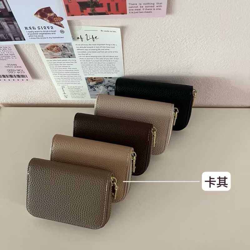 【出清破盤價】柔軟荔枝皮 ✨卡包 《可放鈔票 卡片 零錢》-規格圖10