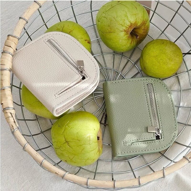 【出清破盤價】半圓短夾 ✨《可放鈔票 卡片 零錢》-細節圖2