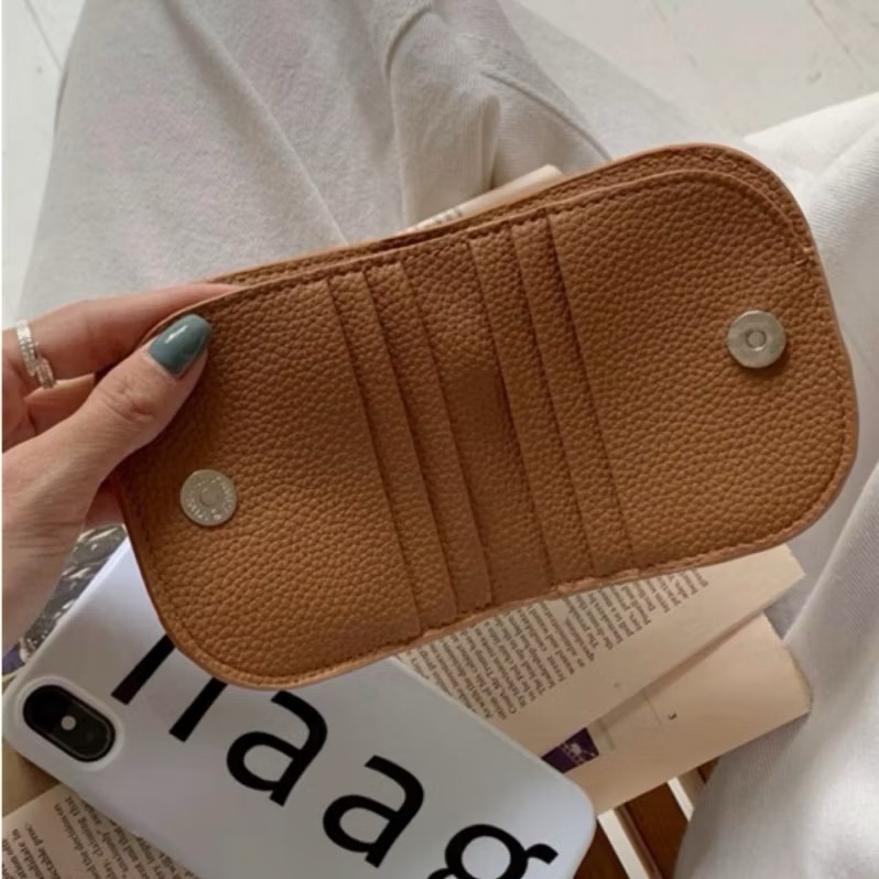 【出清破盤價】半圓短夾 ✨《可放鈔票 卡片 零錢》-細節圖4