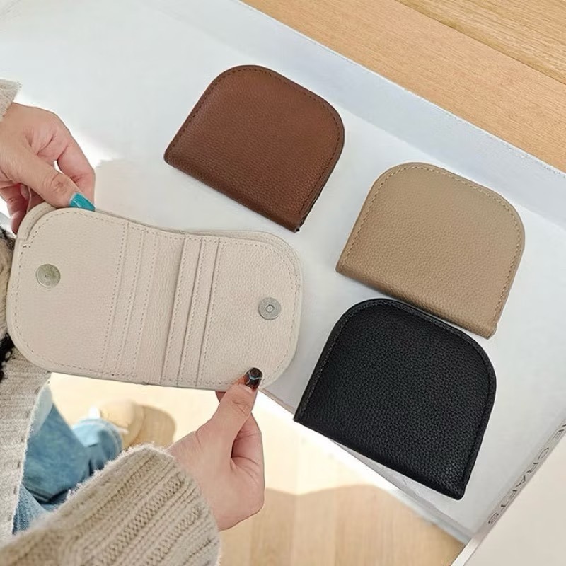 【出清破盤價】半圓短夾 ✨《可放鈔票 卡片 零錢》-細節圖5