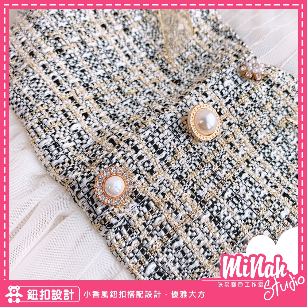 【現貨當日出貨✨】韓版小童衣服 小香風蕾絲洋裝 洋裝 連身裙 公主風 春夏裝 ins-細節圖3