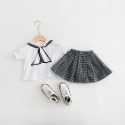 【現貨當日出貨✨】韓版小童衣服 兩件套 貴族學院風 制服 姊弟裝 兄妹裝 春夏裝 ins-規格圖9