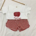 【現貨當日出貨✨】韓版小童衣服 兩件套 夏日繽紛水果套裝 居家 姊弟裝 兄妹裝 春夏裝 ins-規格圖9
