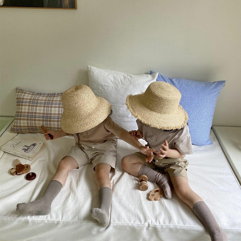 【現貨當日出貨✨】韓版小童衣服 手繪線條小熊T 軟糖小熊 上衣 T恤 文青 春夏裝 ins-細節圖3