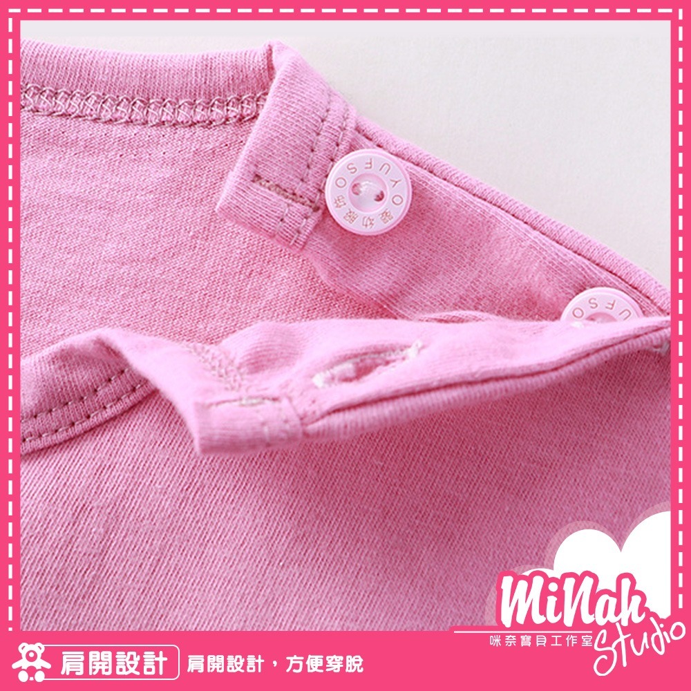 【現貨當日出貨✨】韓版小童衣服 兩件套 可愛動物套裝 休閒 開扣 居家 姊弟裝 兄妹裝 春夏裝-細節圖2