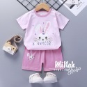 【現貨當日出貨✨】韓版小童衣服 兩件套 可愛動物套裝 休閒 開扣 居家 姊弟裝 兄妹裝 春夏裝-規格圖9