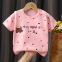 【現貨當日出貨✨】韓版小童衣服 萌趣塗鴉T恤 休閒 開扣 居家 姊弟裝 兄妹裝 春夏裝-規格圖10