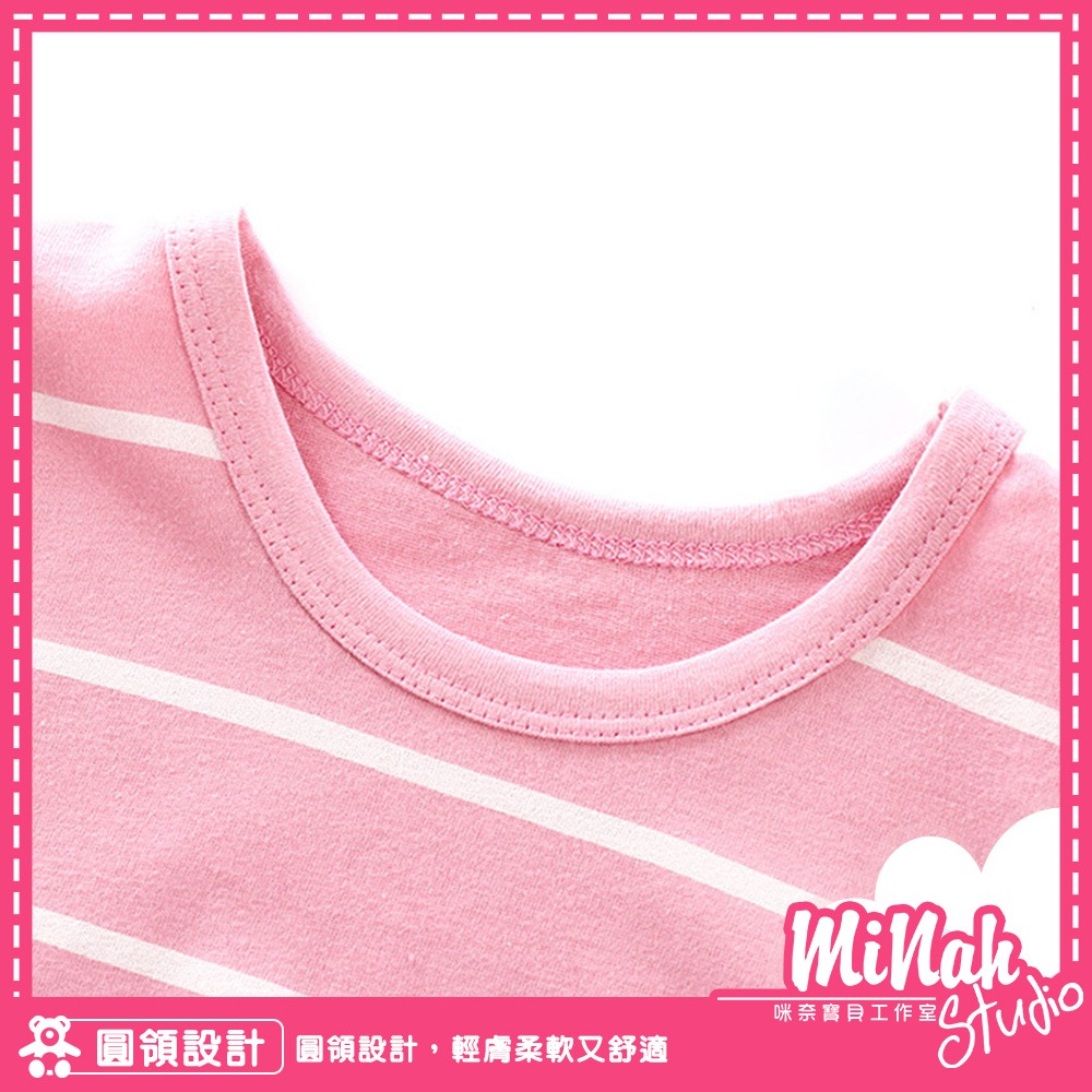 【現貨當日出貨✨】韓版小童衣服 繽紛甜美睡裙 睡衣 睡裙 休閒 居家 姊妹裝 春夏裝-細節圖2