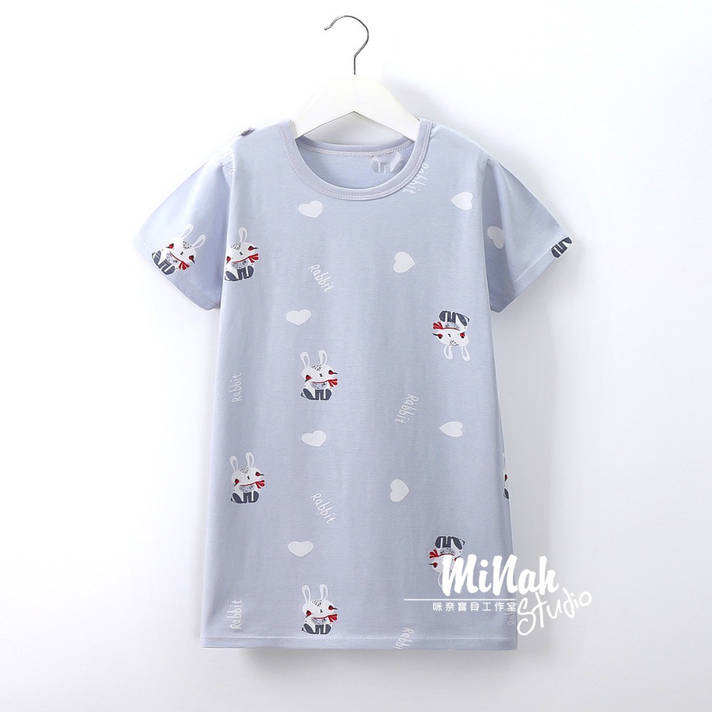 【現貨當日出貨✨】韓版小童衣服 繽紛甜美睡裙 睡衣 睡裙 休閒 居家 姊妹裝 春夏裝-細節圖6