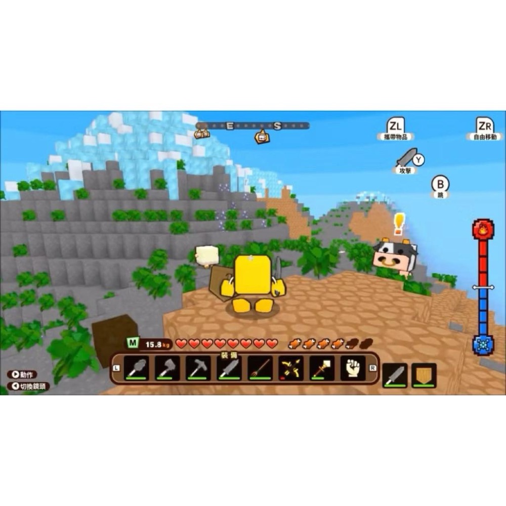 全新Switch 方塊創造者X 中文版 實體遊戲片 沙盒生存遊戲 類似麥塊 我的世界 Cube Creator X NS-細節圖3