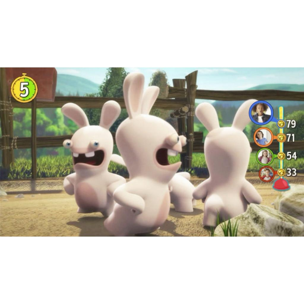 PS4 瘋狂兔子全面侵略 TV 互動遊戲 英文版 可單機雙人 Rabbids Invasion-細節圖2