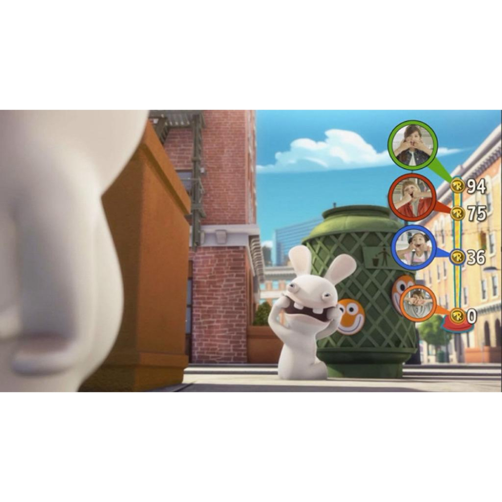 PS4 瘋狂兔子全面侵略 TV 互動遊戲 英文版 可單機雙人 Rabbids Invasion-細節圖3