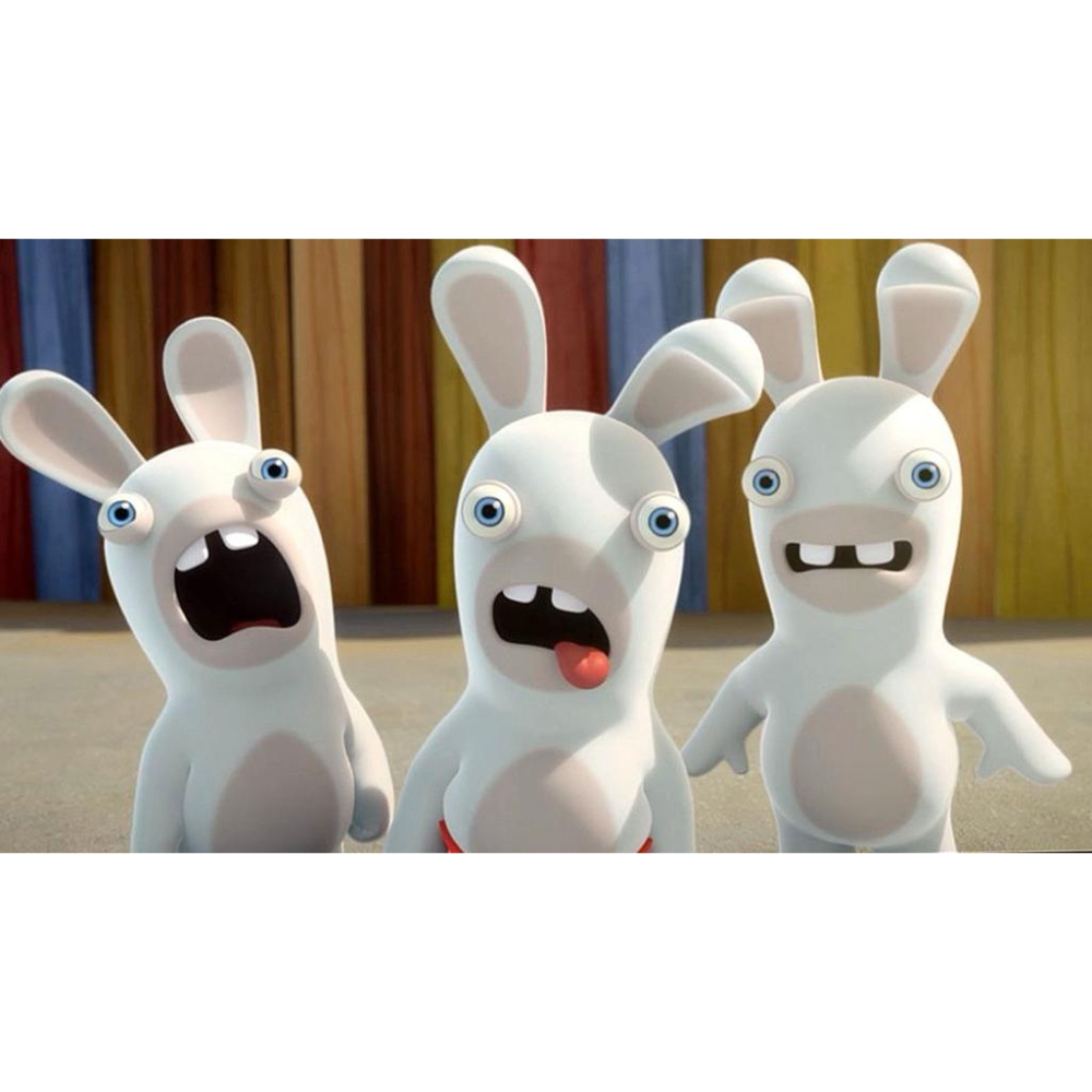 PS4 瘋狂兔子全面侵略 TV 互動遊戲 英文版 可單機雙人 Rabbids Invasion-細節圖6