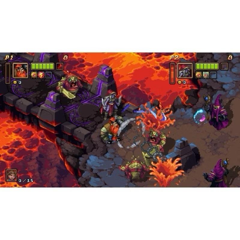 Switch 戰斧 中文版 可單機雙人 合作 闖關 冒險 Battle Axe NS-細節圖3