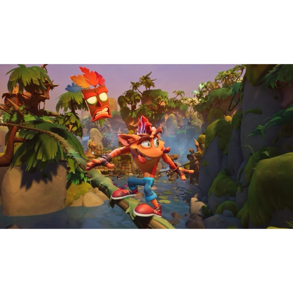 PS4 袋狼大進擊4 時空之旅 英文版 可單機多人同樂 PS5也可玩 動作冒險 合作 Crash Bandicoot 4-細節圖2