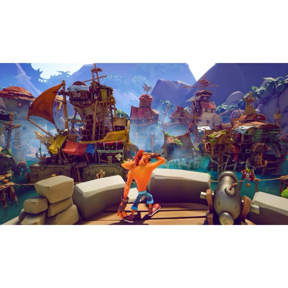 PS4 袋狼大進擊4 時空之旅 英文版 可單機多人同樂 PS5也可玩 動作冒險 合作 Crash Bandicoot 4-細節圖3