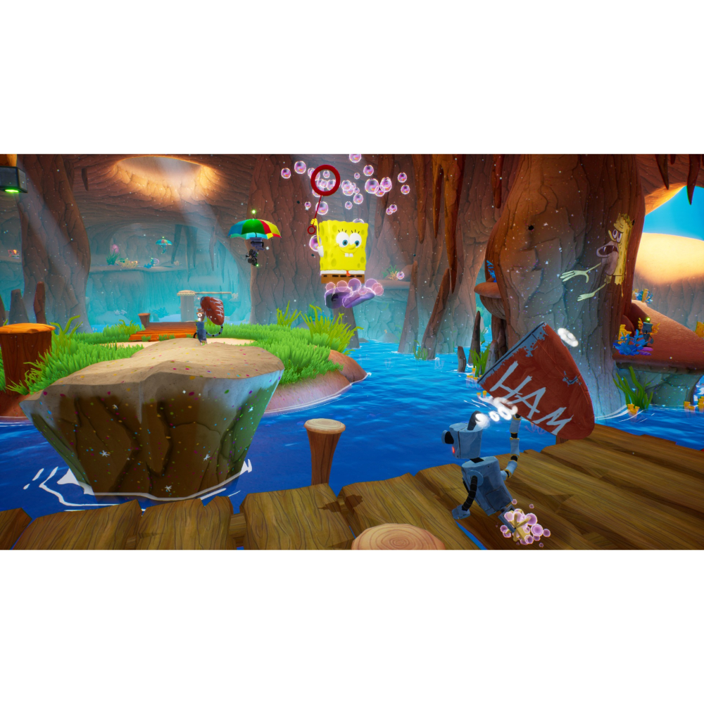 Switch 海綿寶寶 為比奇堡而戰 重新灌水 中文版 可單機雙人 SpongeBob NS-細節圖3