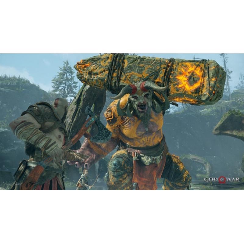 PS4 戰神4 中文版 實體 現貨 遊戲片 PS5也可玩 古希臘 神話 戰神 4 God of War 4-細節圖2