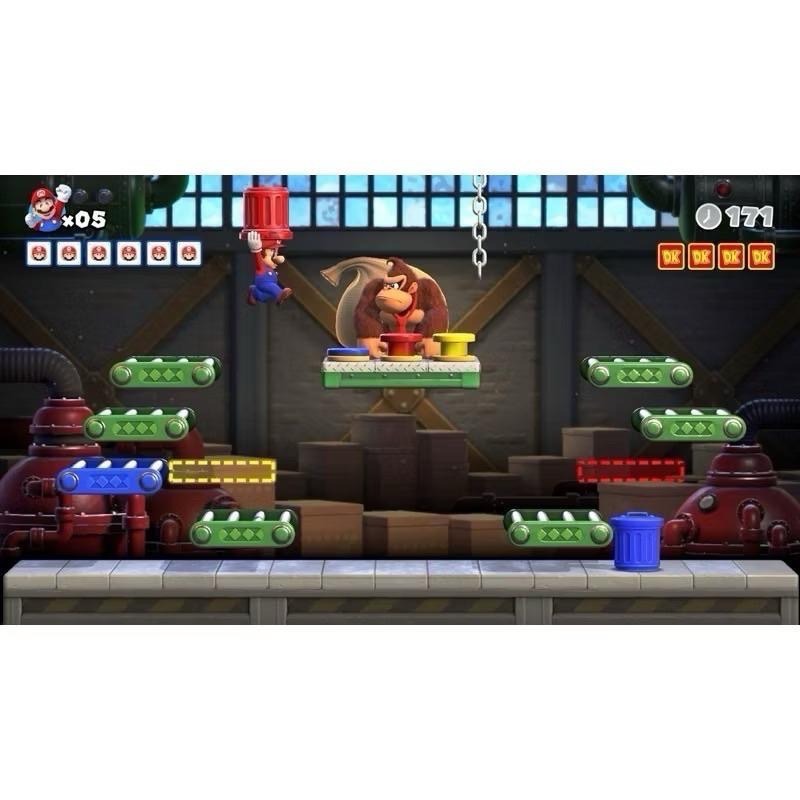 Switch 瑪利歐 vs 咚奇剛 中文版 可單機雙人 NS 大金剛 森喜剛 Mario Donkey Kong-細節圖3
