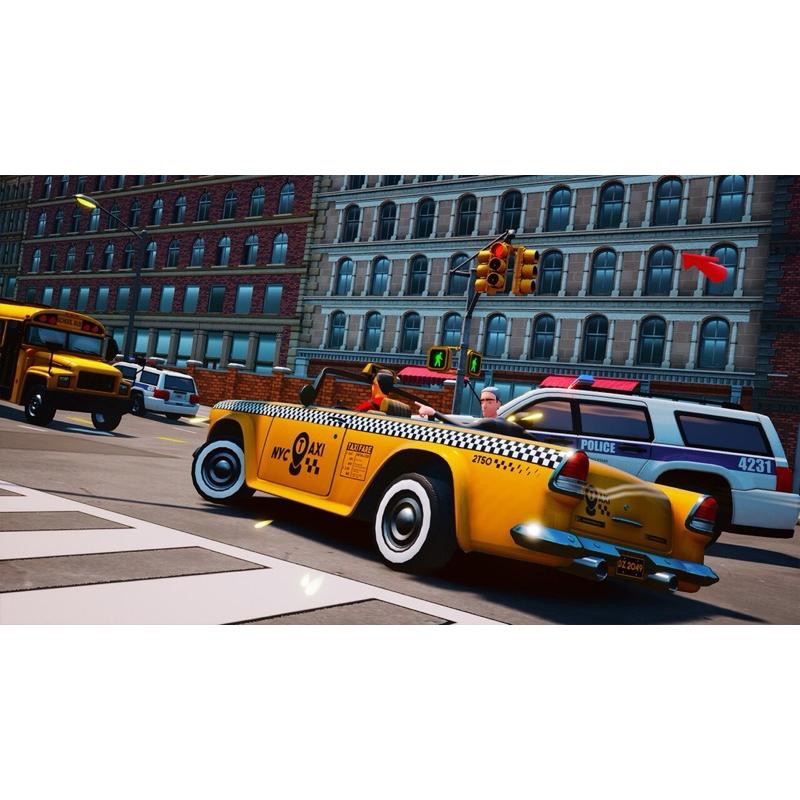 Switch 酷飆計程車 中文版 在都市裡極限穿梭 載客賺錢 闖紅燈 出租車司機 瘋狂計程車 Taxi Chaos NS-細節圖4