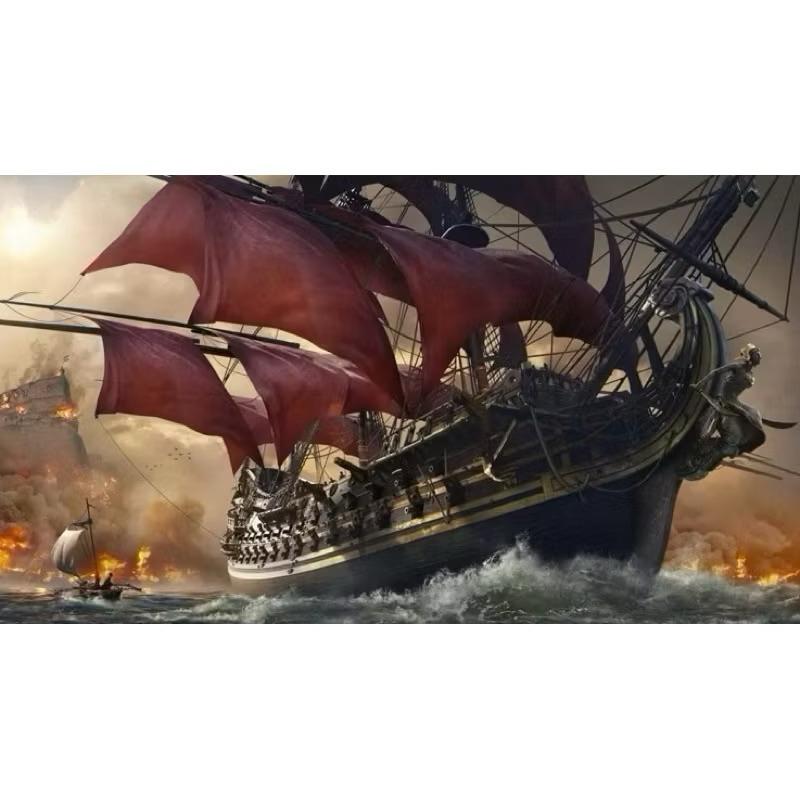 PS5 怒海戰記 中文版 海戰一觸即發 實體 遊戲片 船戰 線上多人遊戲 海盜 碧海黑帆 Skull and Bones-細節圖6