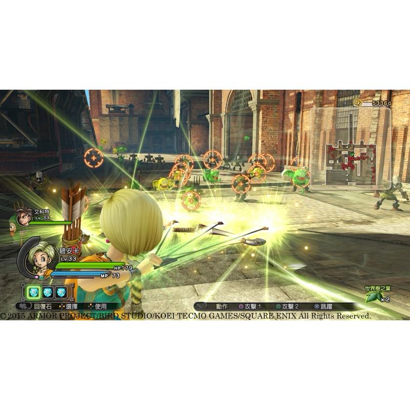 PS4 勇者鬥惡龍 英雄集結 闇龍與世界樹之城 中文版 PS5也可玩 無雙 DRAGON QUEST HEROES 1-細節圖4