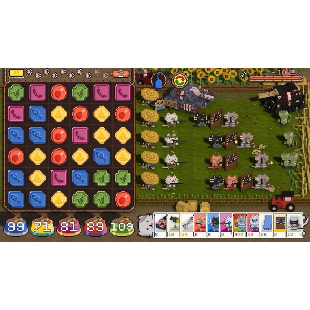 【全新】Switch 喵喵大戰死剩種 中文版 可單機雙人 NS 遊戲 塔防 貓咪 Cats on Duty-細節圖2