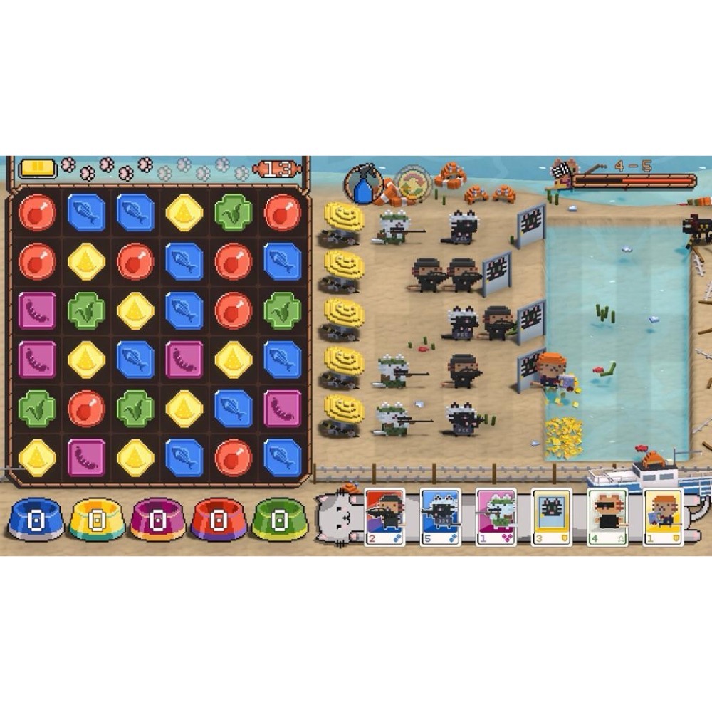 【全新】Switch 喵喵大戰死剩種 中文版 可單機雙人 NS 遊戲 塔防 貓咪 Cats on Duty-細節圖3