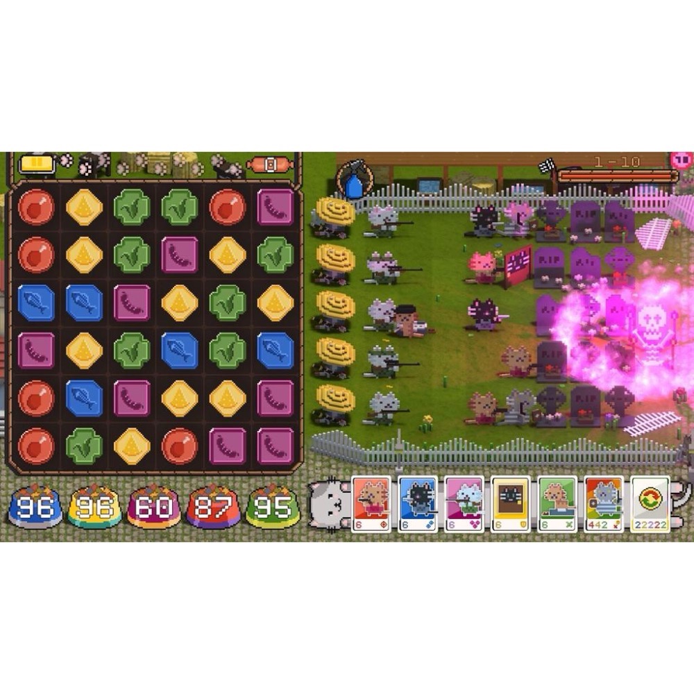 【全新】Switch 喵喵大戰死剩種 中文版 可單機雙人 NS 遊戲 塔防 貓咪 Cats on Duty-細節圖6
