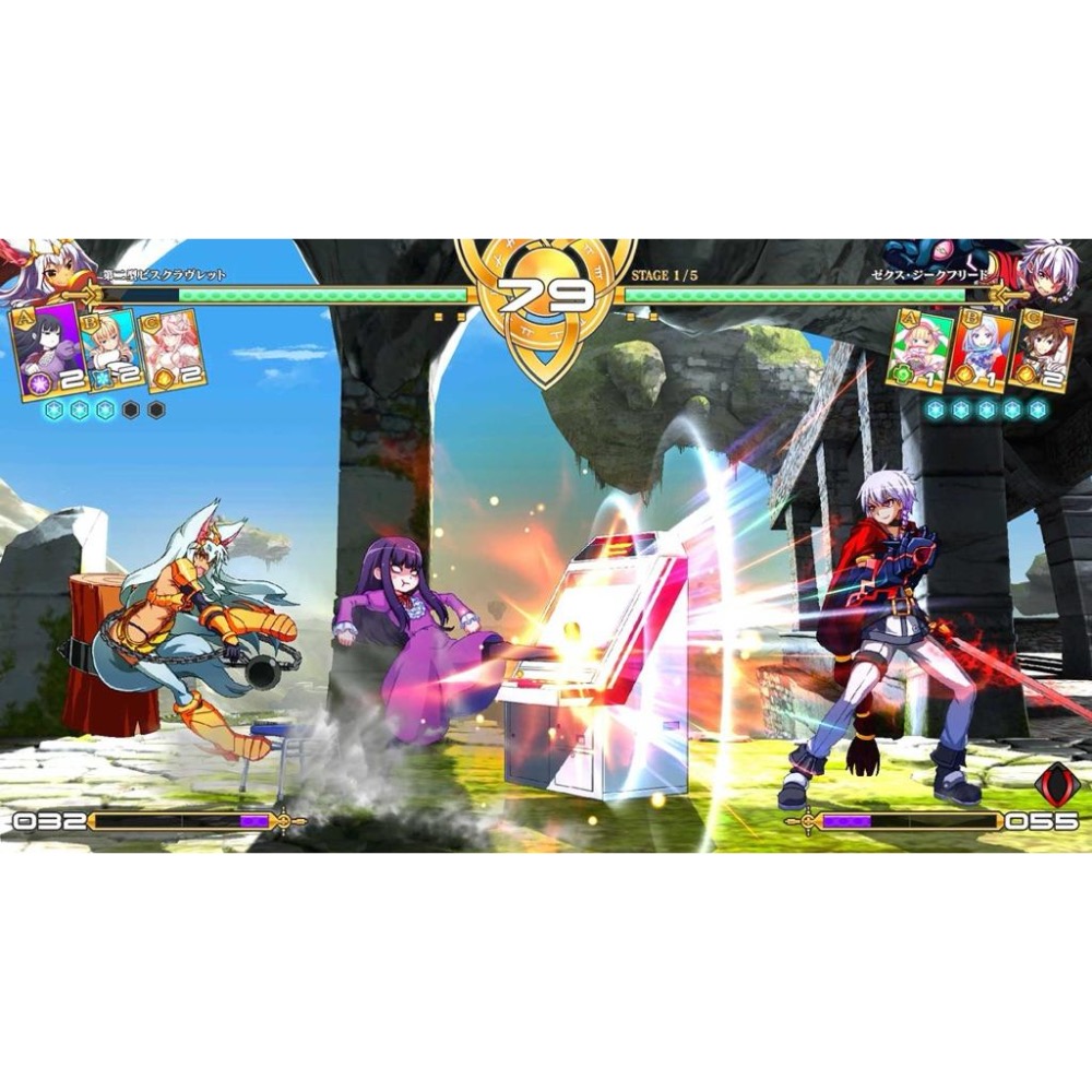 PS4 百萬亞瑟王 Arcana Blood 日文版 可單機雙人同樂 PS5也可玩 格鬥 Million Arthur-細節圖2