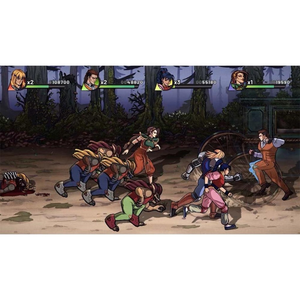 【全新】 Switch 暗夜殺手 重製版 中文版 可單機多人 NS 遊戲 Night Slashers Remake-細節圖2