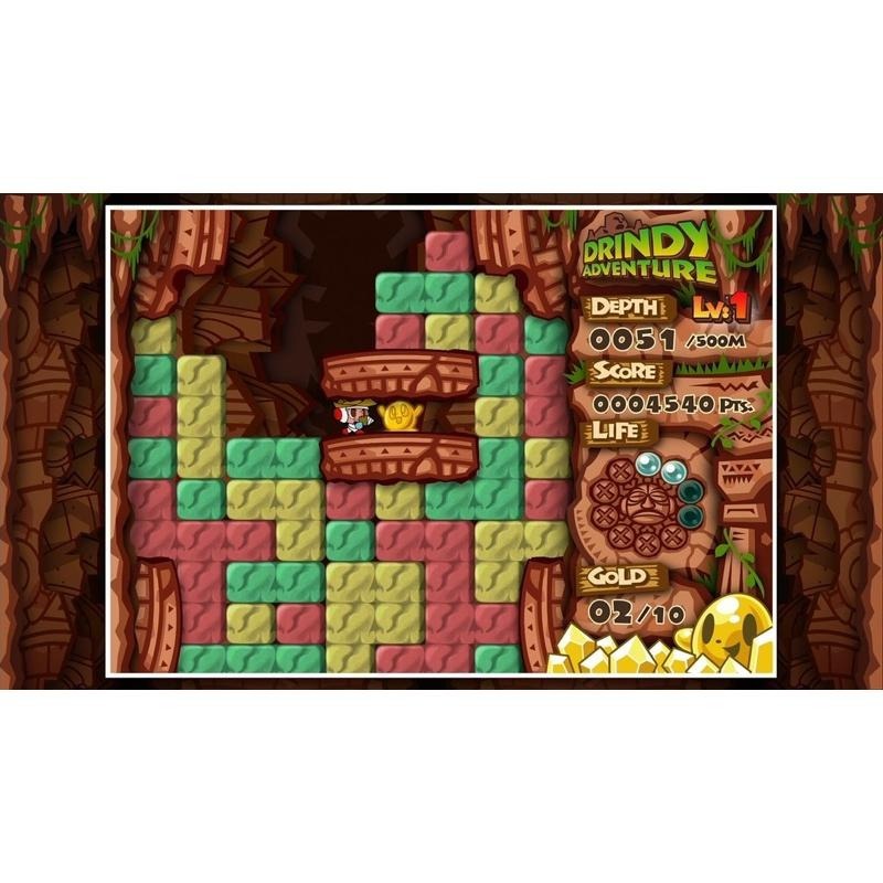 【全新】 PS4 爆鑽小英雄 鑽頭樂園 中文版 可單機多人 PS5也可玩 Mr. Driller Drill Land-細節圖6