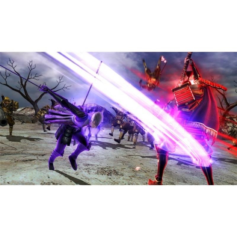 PS4 戰國 BASARA 4 皇 日文版 可單機雙人合作 PS5也可玩 無雙動作遊戲 實體 BASARA 4皇 四 皇-細節圖2