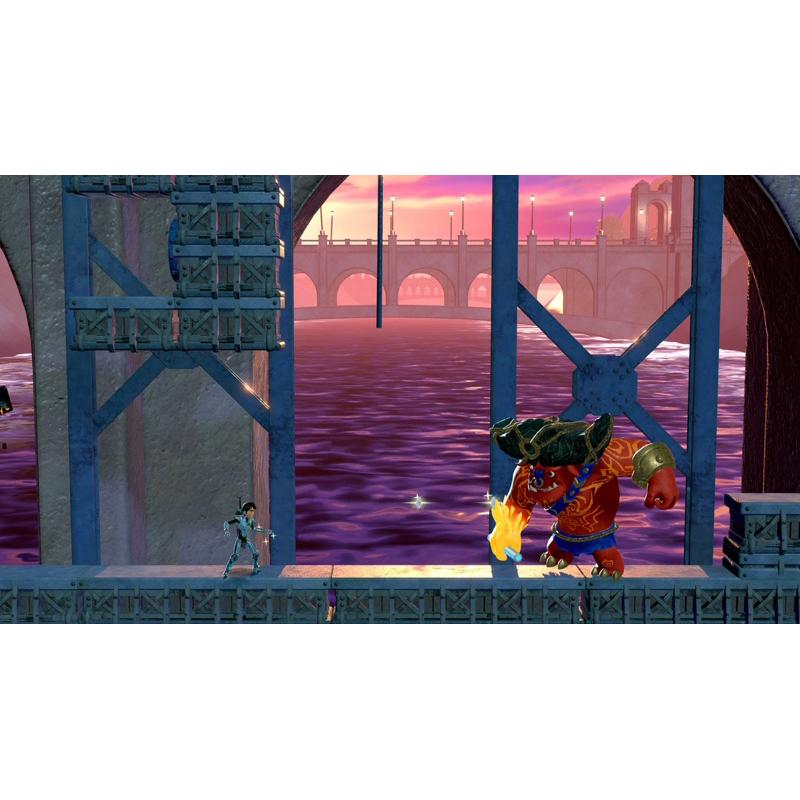 全新Switch 巨怪獵人 阿卡迪亞守護者 中文版 可單機雙人 實體 遊戲片 夢工廠 Trollhunters NS-細節圖3