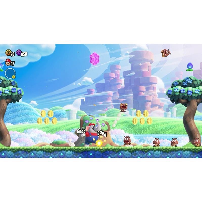 Switch 超級瑪利歐兄弟 驚奇 中文版 可單機多人同樂 合作闖關擊敗魔王 Super Mario Wonder NS-細節圖5
