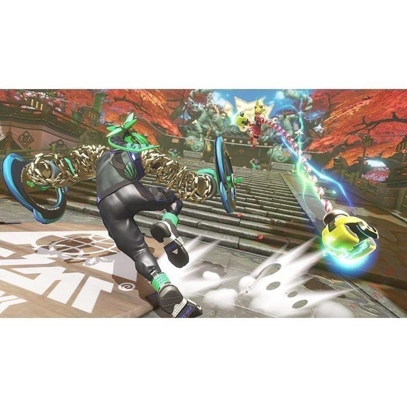 Switch 神臂鬥士 ARMS 中文版 可單機多人 NS 遊戲 體感 拳擊 格鬥 有氧 健身 對戰-細節圖3