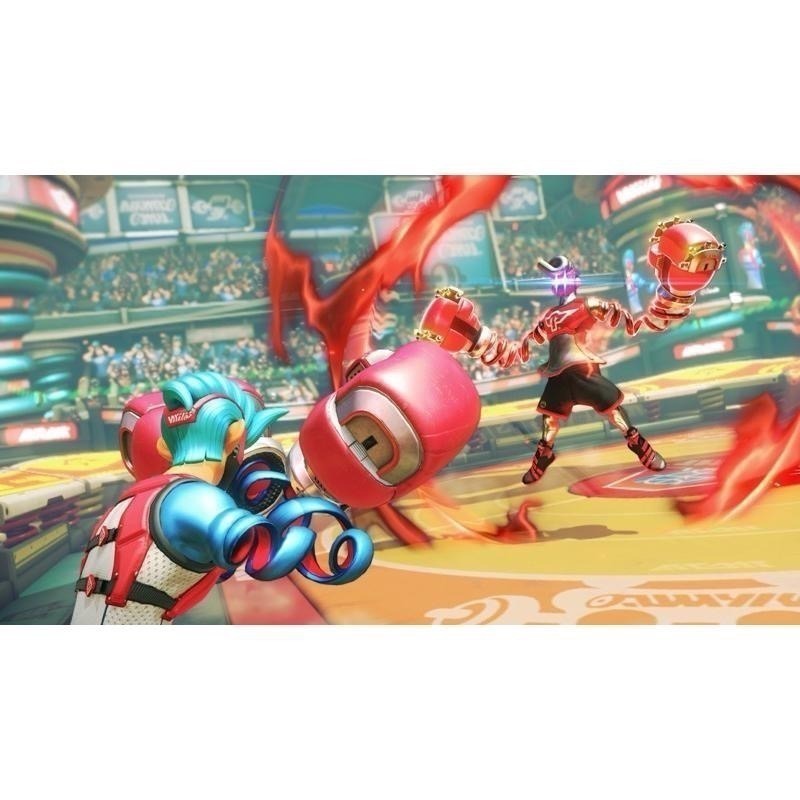 Switch 神臂鬥士 ARMS 中文版 可單機多人 NS 遊戲 體感 拳擊 格鬥 有氧 健身 對戰-細節圖5